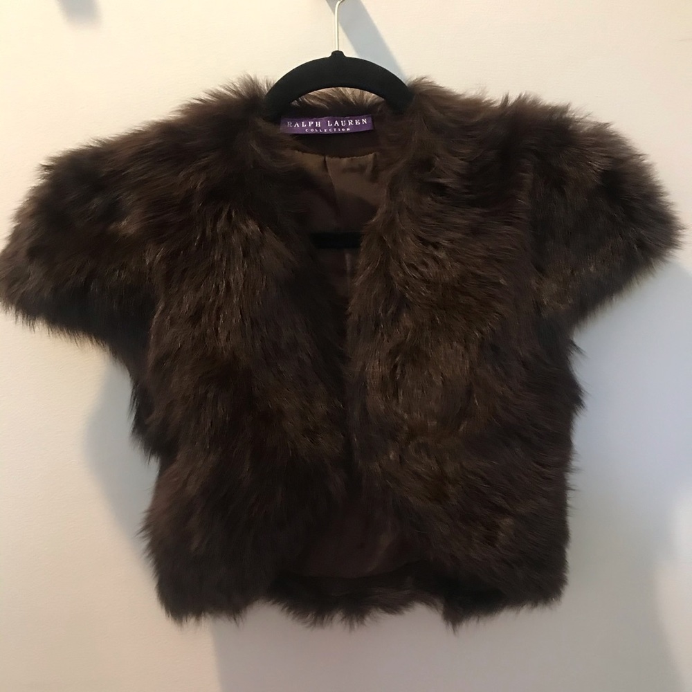 Ralph Lauren Purple Label Lamb Sherling Vest.